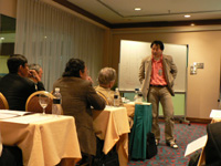 Dr. Laing Nai Shen from NIES gave a talk