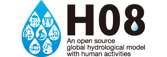 全球水資源モデルH08